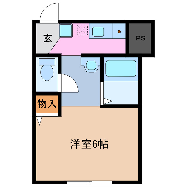 鈴鹿市平田のマンションの間取り