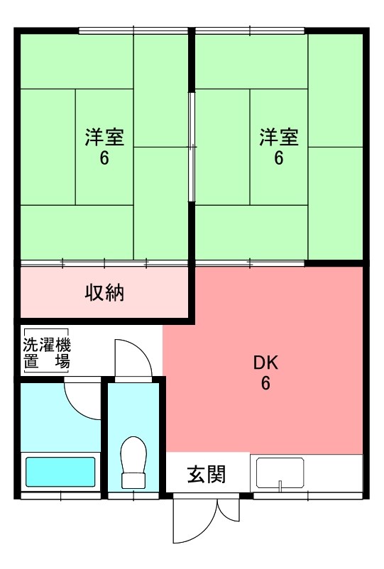 モモトリアパートの間取り