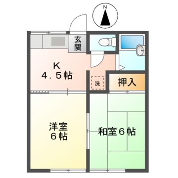 レピュート東高木の間取り