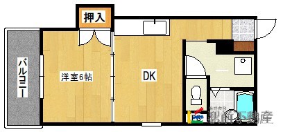 【二日市中央街エクセル１９の間取り】