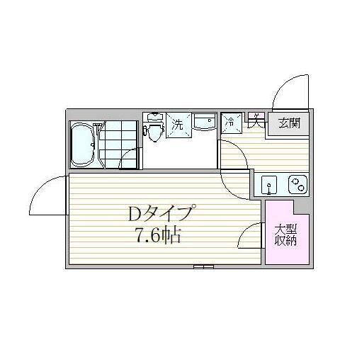 グランピア東中野駅前の間取り