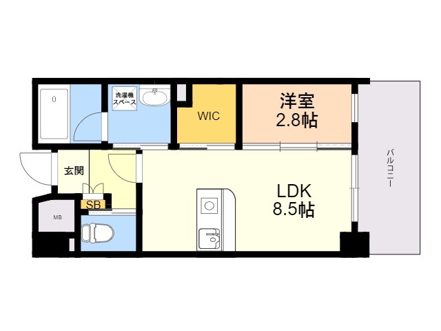 ロイヤルＬＩＮＥ周船寺の間取り