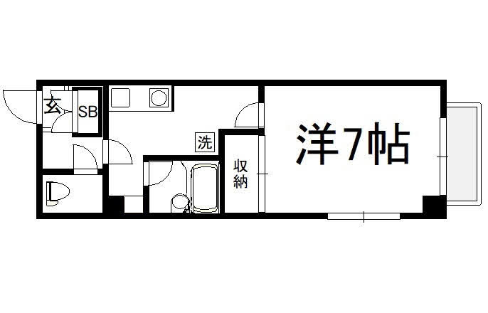 コーポ葉月の間取り