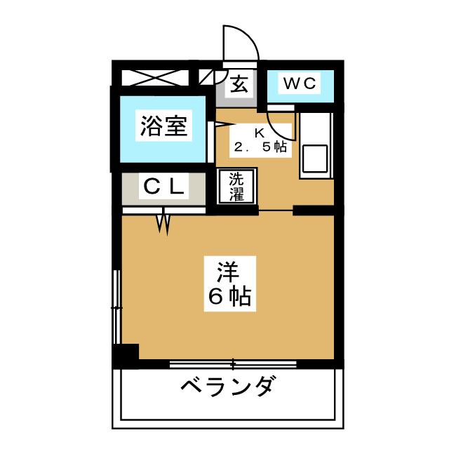 大田区矢口のマンションの間取り