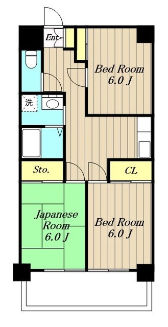 フラット座間の間取り