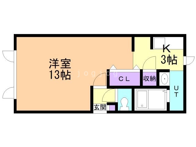 札幌市北区麻生町のマンションの間取り