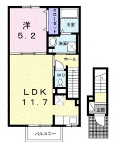 プレシス中津１の間取り