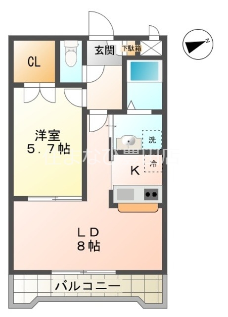 メロン宇佐美の間取り