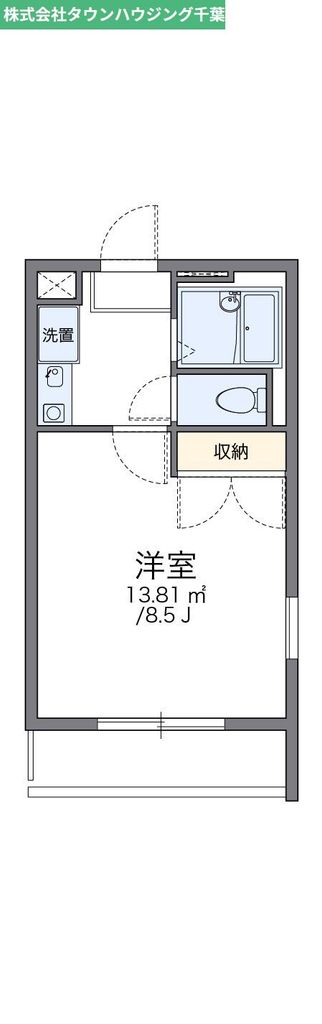 レオパレスリバーテラスの間取り