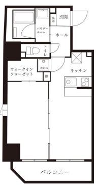 台東区三筋のマンションの間取り