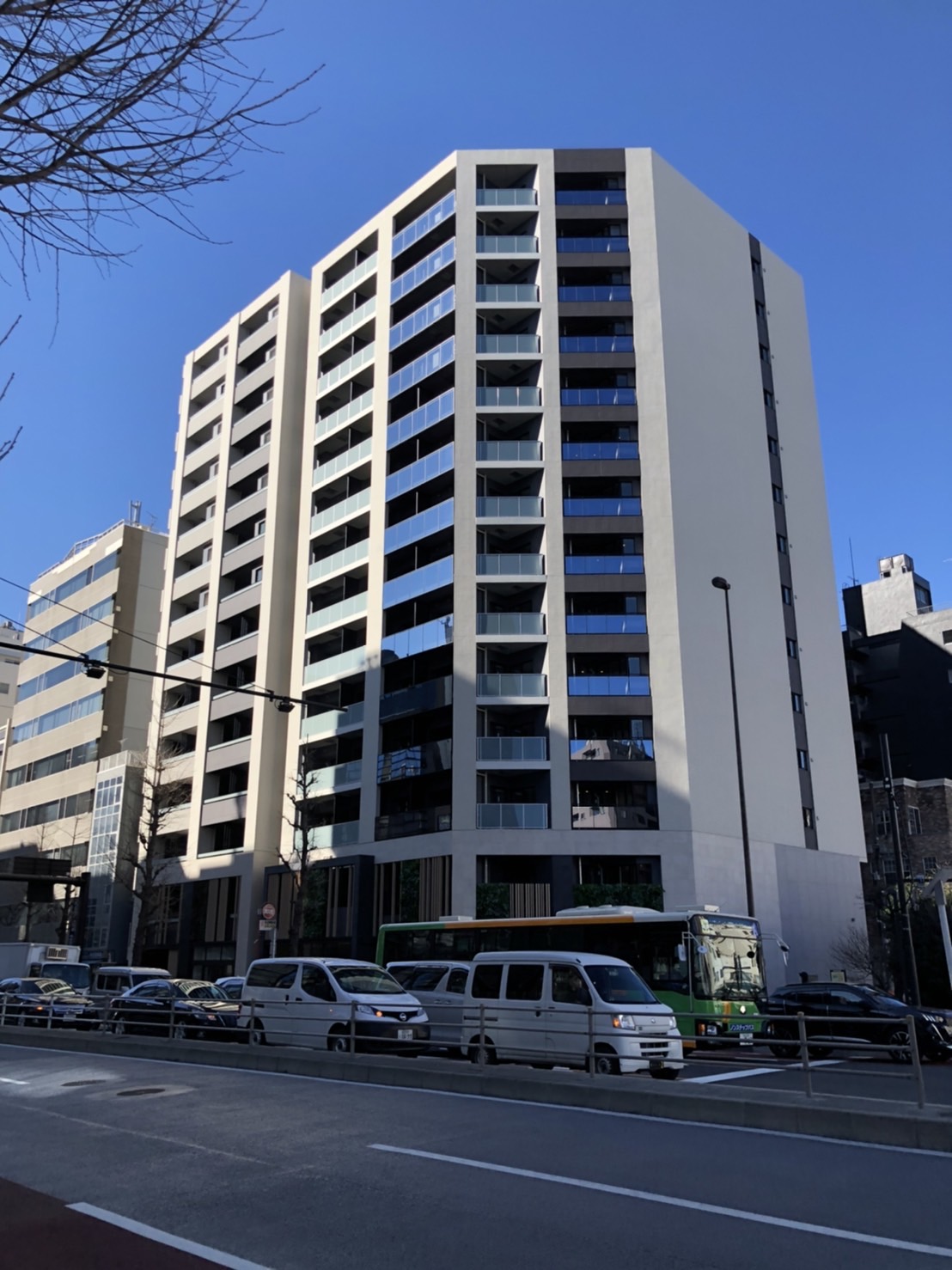 台東区浅草橋のマンションの建物外観