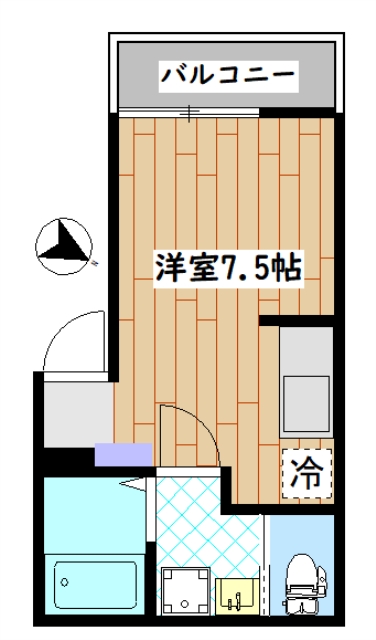 川崎市川崎区小田栄のマンションの間取り