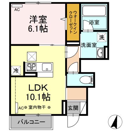 クレールガーデンの間取り