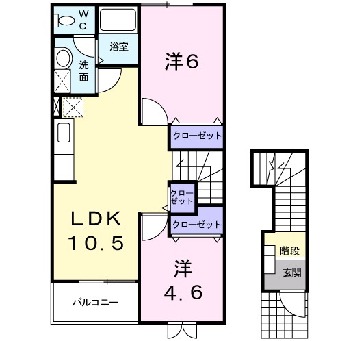 サンテ郷前の間取り