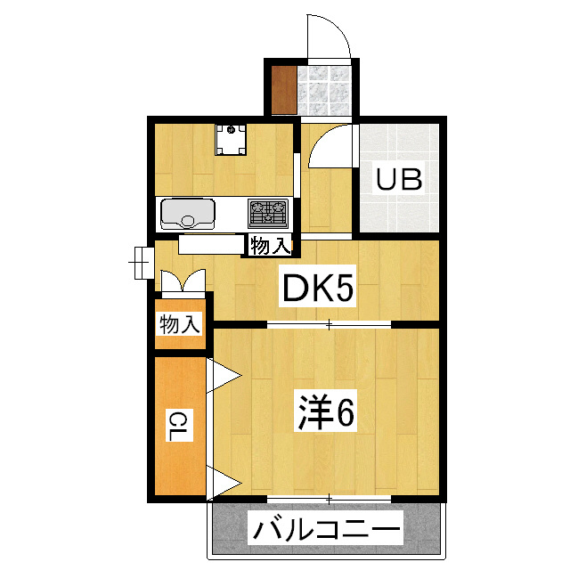 メゾンドリビエールの間取り