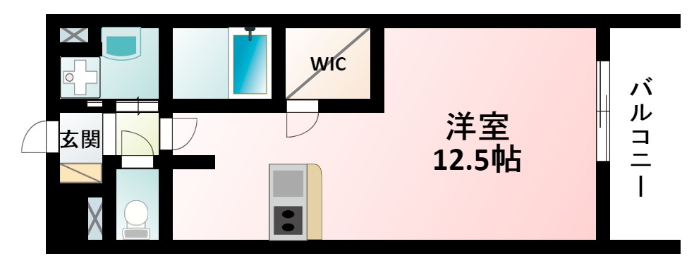 ララプレイス新大阪シエスタの間取り