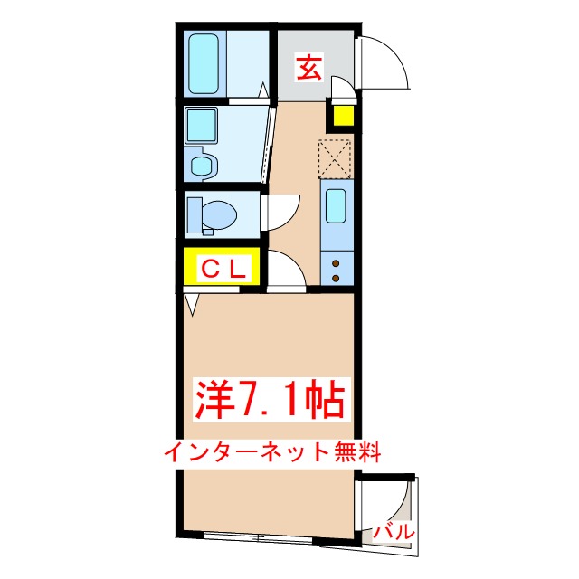 ファインコート上荒田の間取り