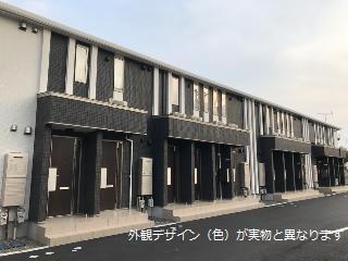 【倉敷市中畝のアパートの建物外観】