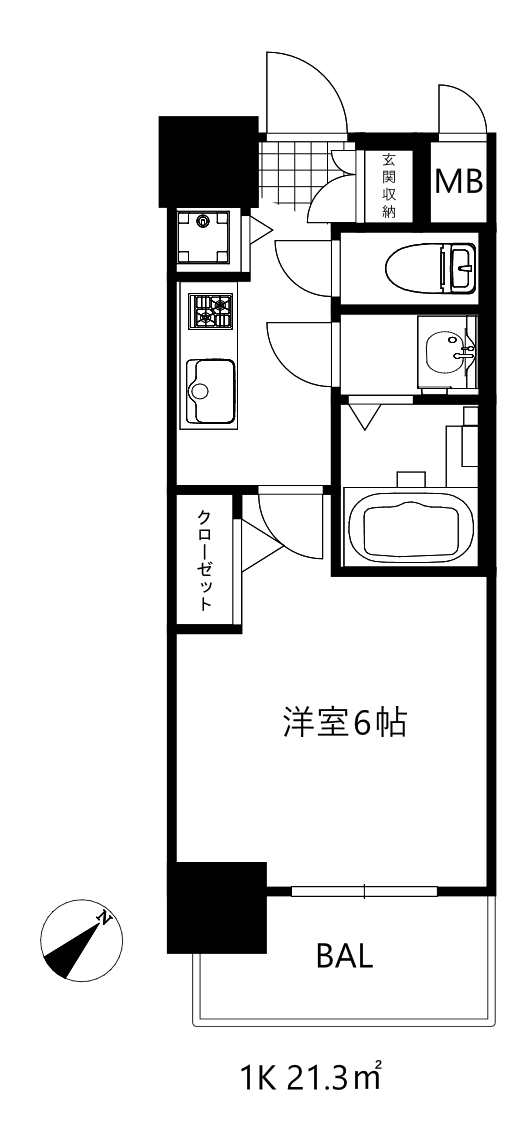 ファーストフィオーレ神戸スペラーレの間取り