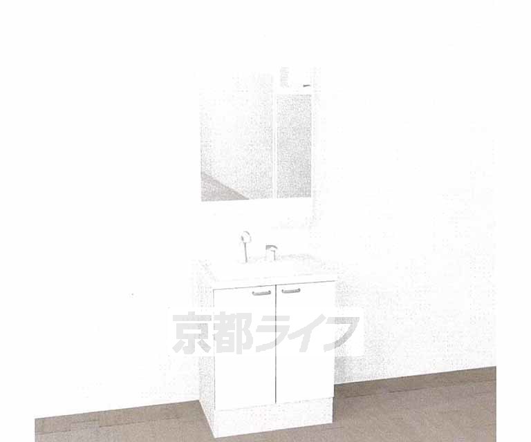 洗面設備　完成予想図