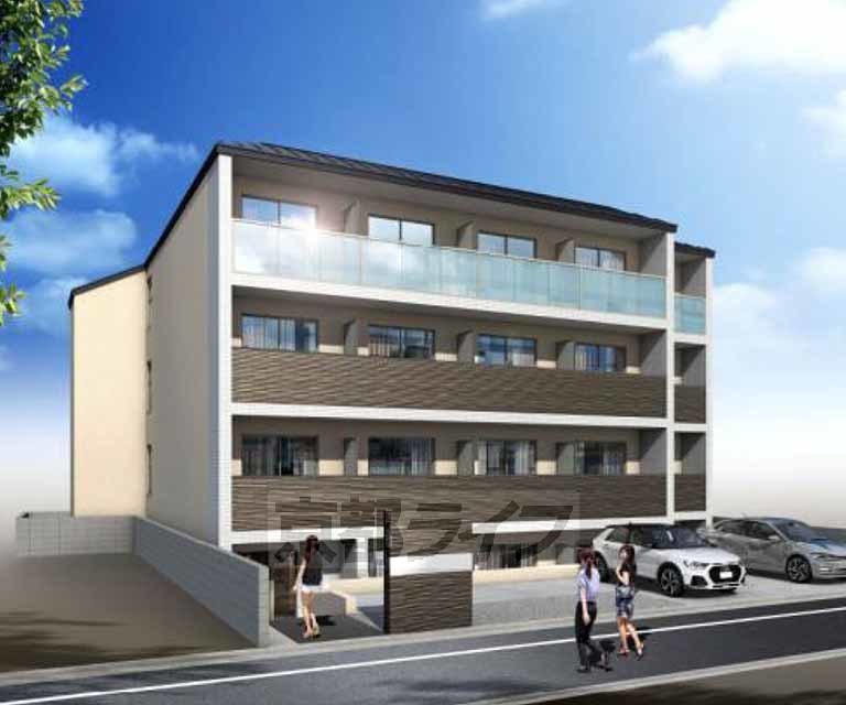 建物外観　予想図、完成予想図