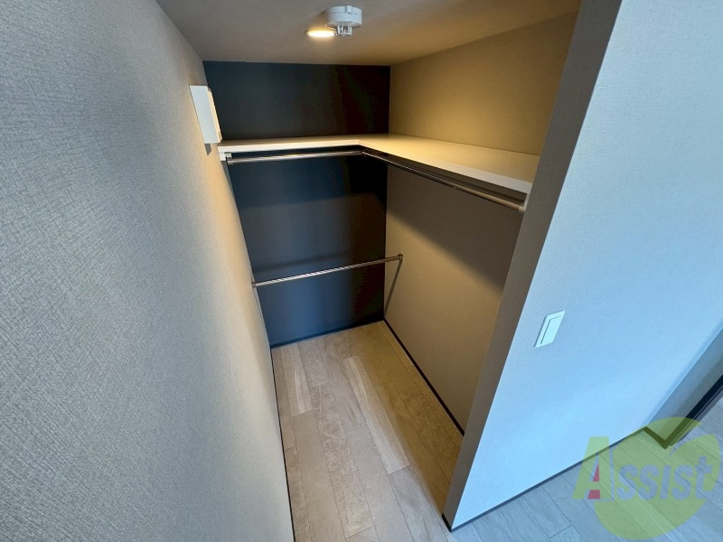 収納　洋室にはクローゼットがあるのですっきり片付きそうです。