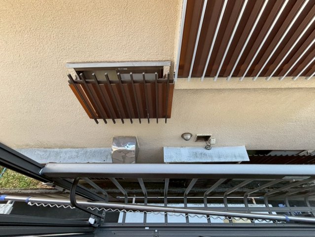 バルコニー　外からの目が気にならないバルコニーで洗濯物が干せます