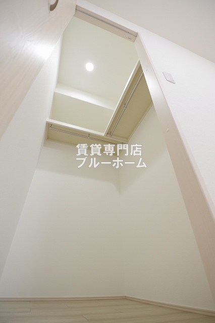 収納　大容量のウォークインクローゼットです！