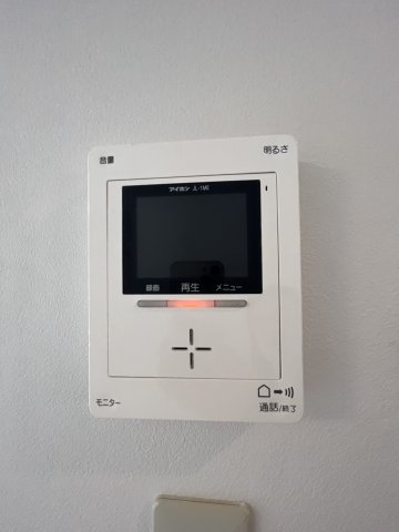 セキュリティ　同間取り違う階のお部屋、モニタ付きインターホン