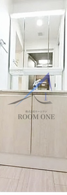 洗面設備　洗面台です。