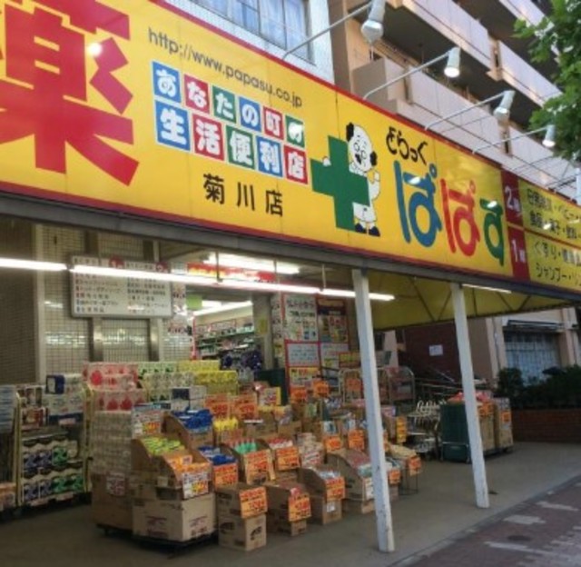 ドラックストア　どらっぐぱぱす菊川店（ドラッグストア）まで265m