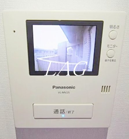 セキュリティ　モニター付きインターフォンです。
