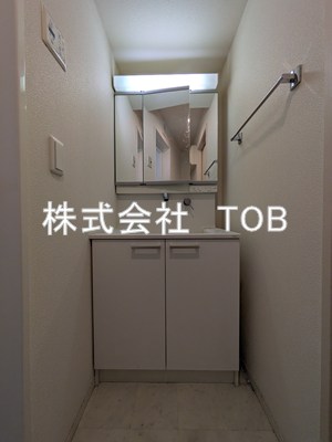 洗面設備　※クリーニング完了前※