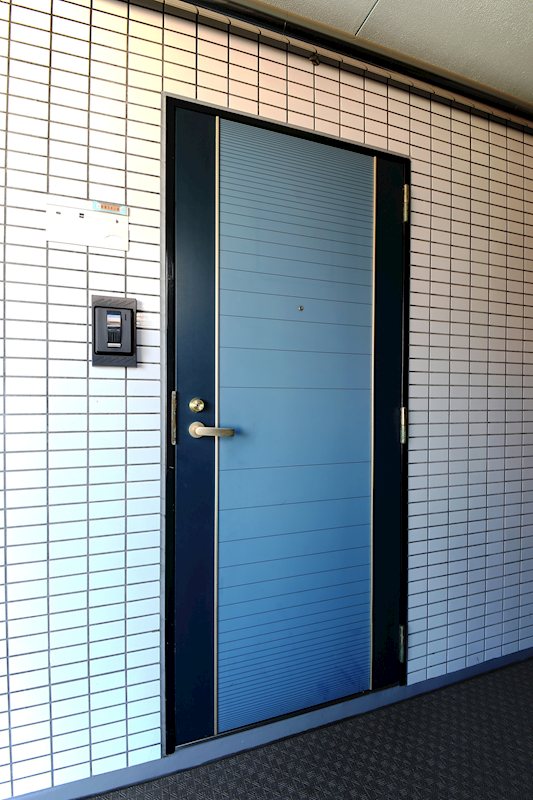 玄関　分譲物件の様な質感のある玄関ドア