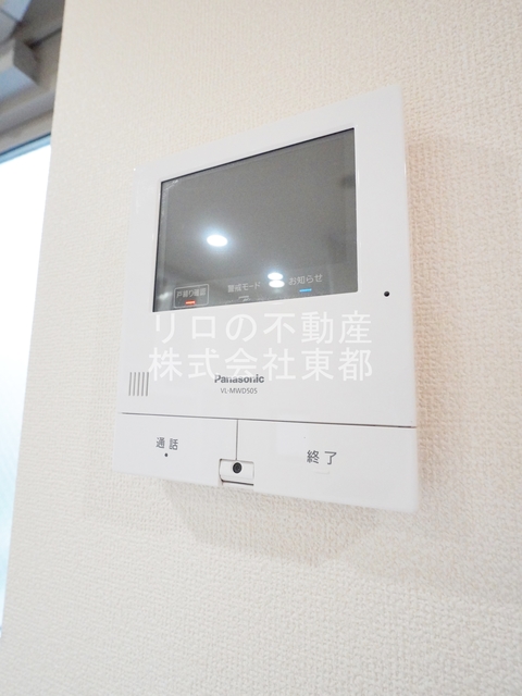 セキュリティ　ＴＶモニター付インターホンがあるので訪問者が一目でわかります