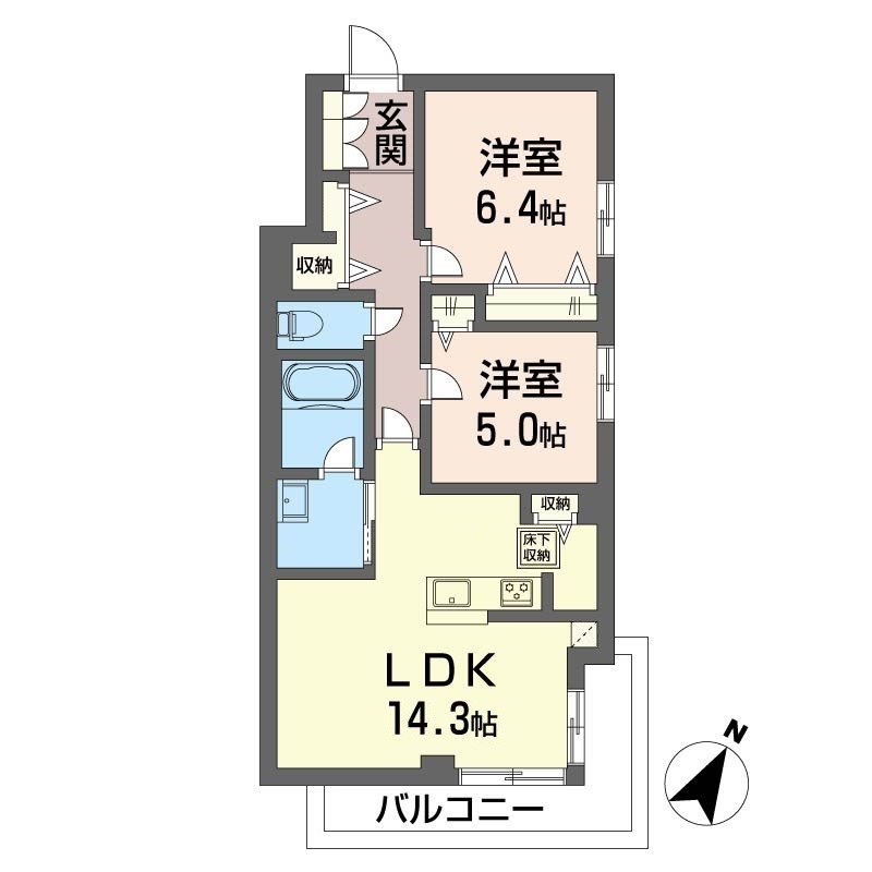 プレヴナンス東町IIの間取り写真