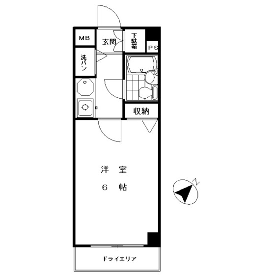 ミリオンコート三軒茶屋の間取り写真