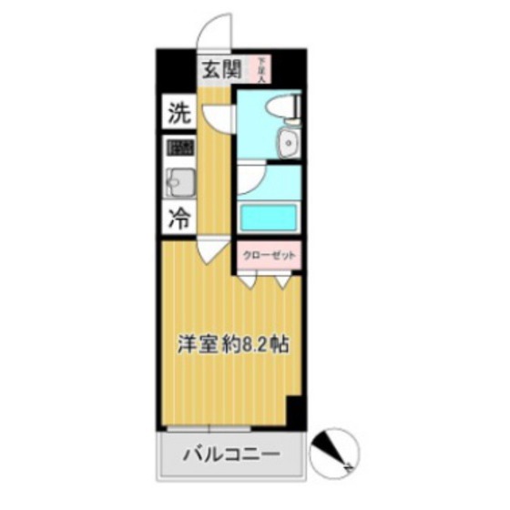 SHOKEN Residence横浜生麦IIの間取り写真