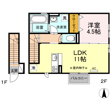 WIT山王の間取り