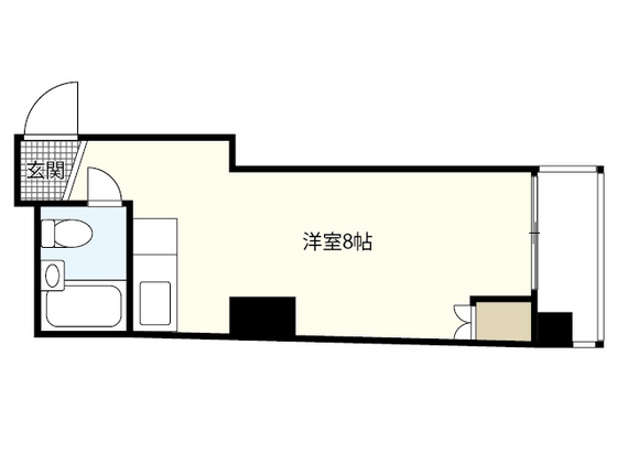 広島市西区三篠町のマンションの間取り