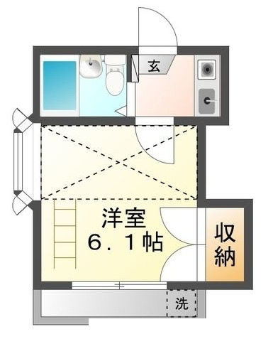 レオパレス豊橋第3の間取り