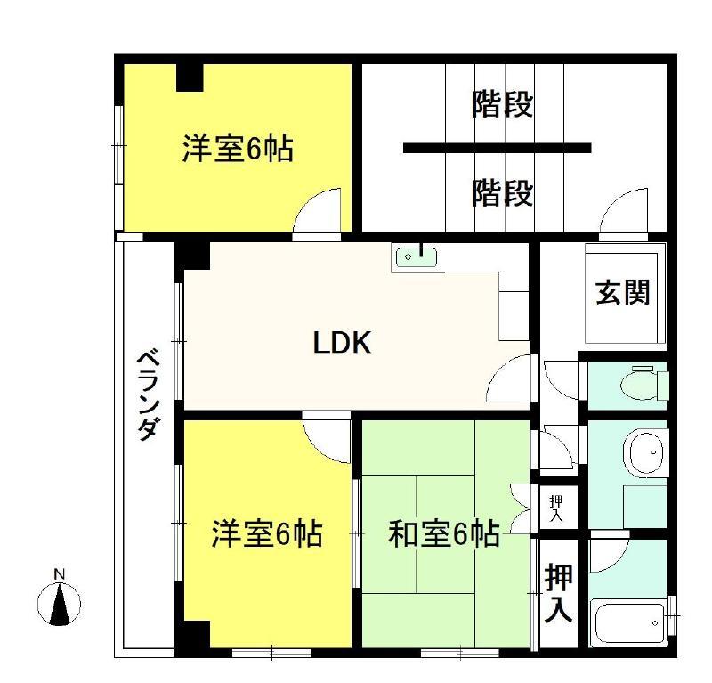 メゾン新宿町の間取り