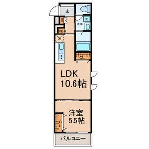 ＣＯＺＹ豊岡通の間取り