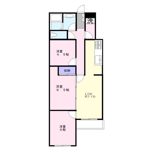 芳樹館の間取り