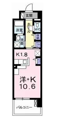 姫路市船橋町のマンションの間取り