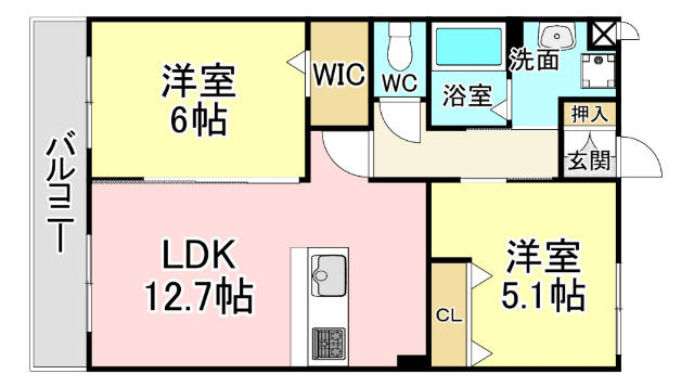 ＣＩＴＲＵＳ　ＴＲＥＥの間取り