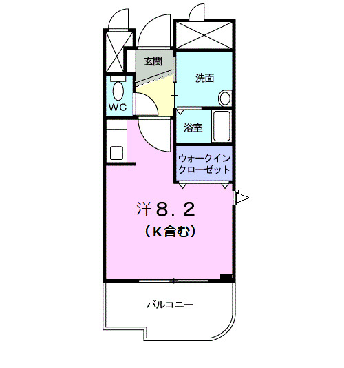 ベルメゾン武蔵小杉の間取り