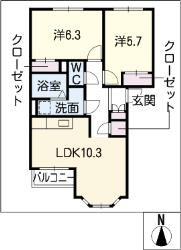 ベルクレストの間取り