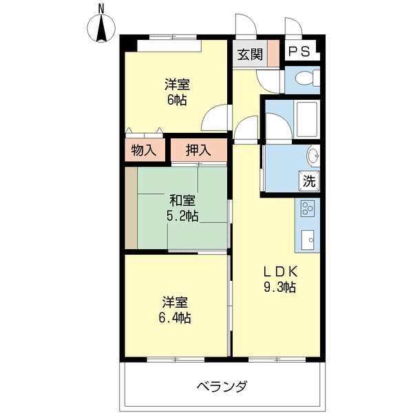 パークスクエアの間取り