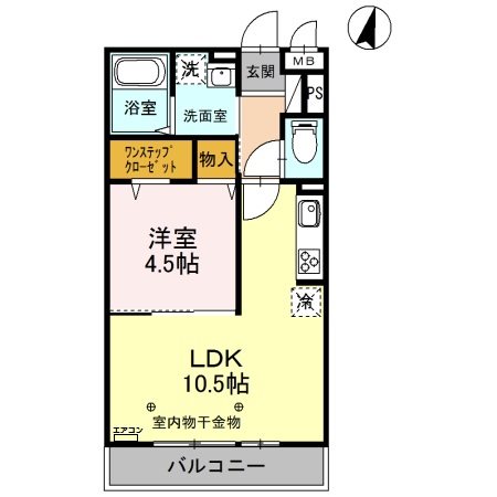 ロータス草加IIの間取り